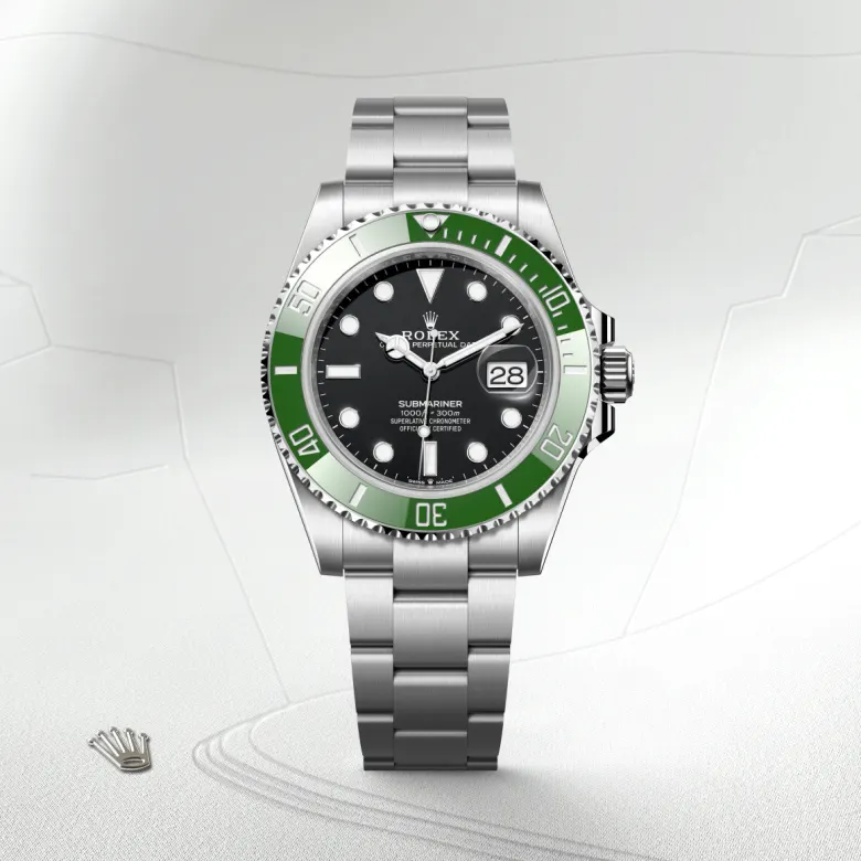 rolex submariner din oystersteel, m126610lv-0002 - Chronolink