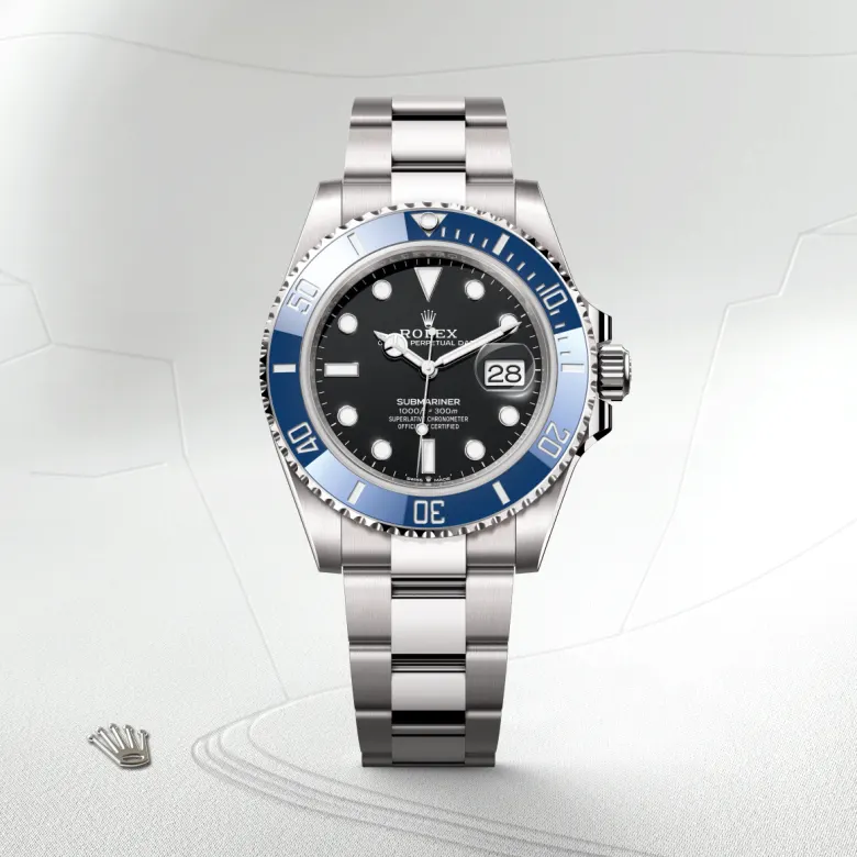 rolex submariner din aur alb de 18 carate, m126619lb-0003 - Chronolink