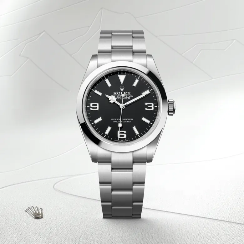 rolex explorer in oystersteel, m224270-0001 - Chronolink