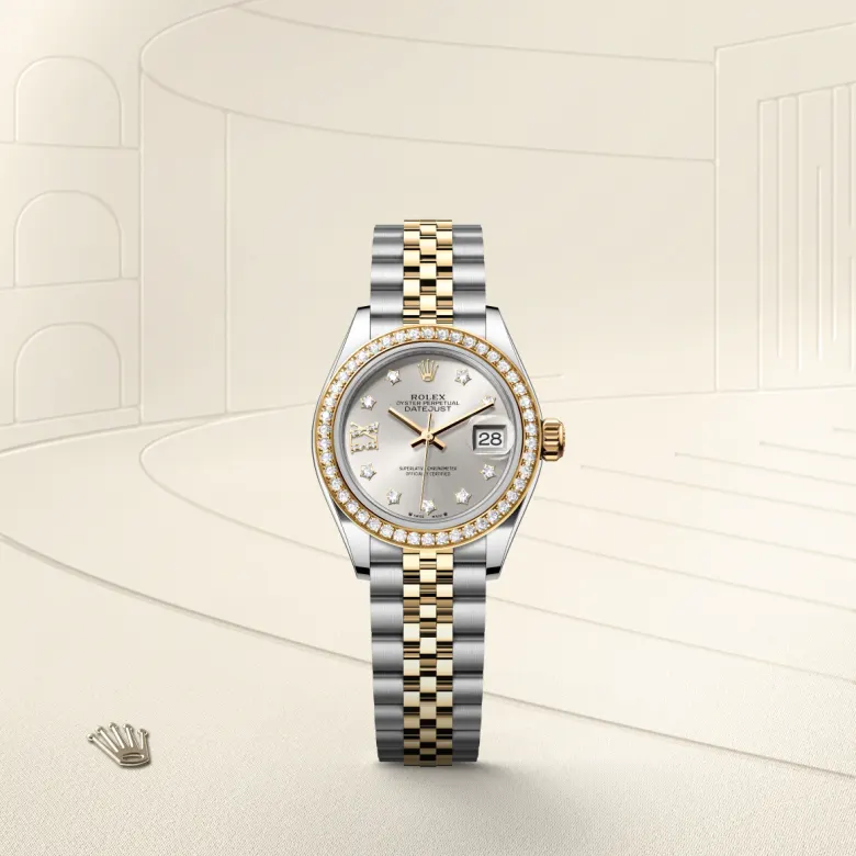 rolex lady-datejust din rolesor galben - combinație oystersteel și aur galben, m279383rbr-0003 - Chronolink