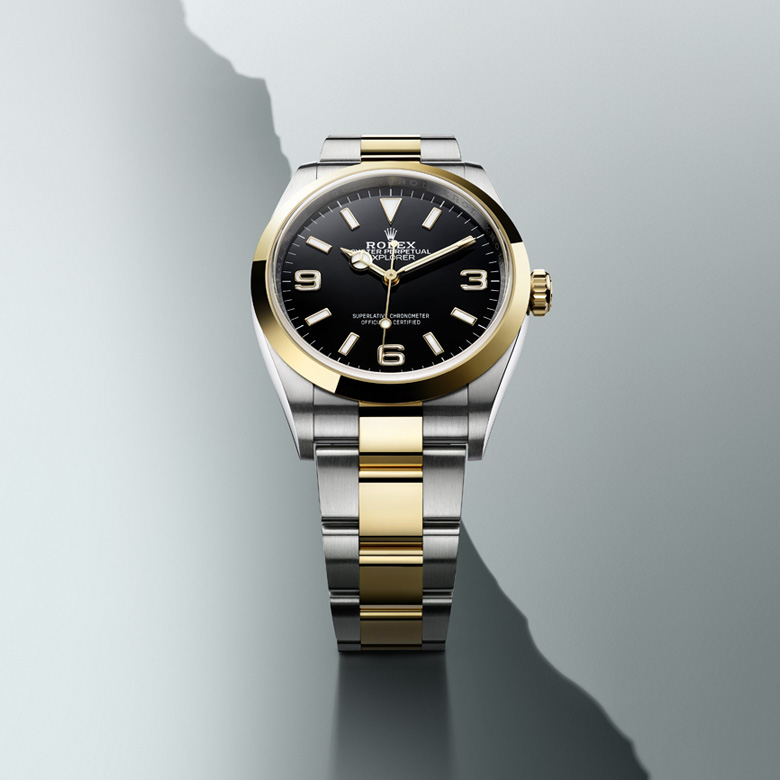 rolex explorer in oystersteel, m124270-0001 - Chronolink