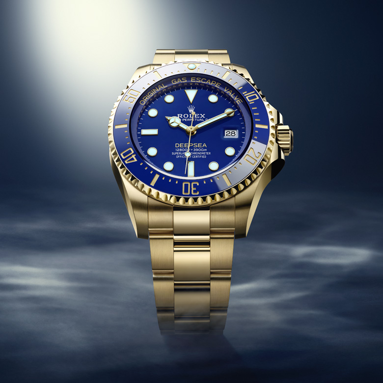 rolex deepsea in 18 ct yellow gold, m136668lb-0001 - Chronolink