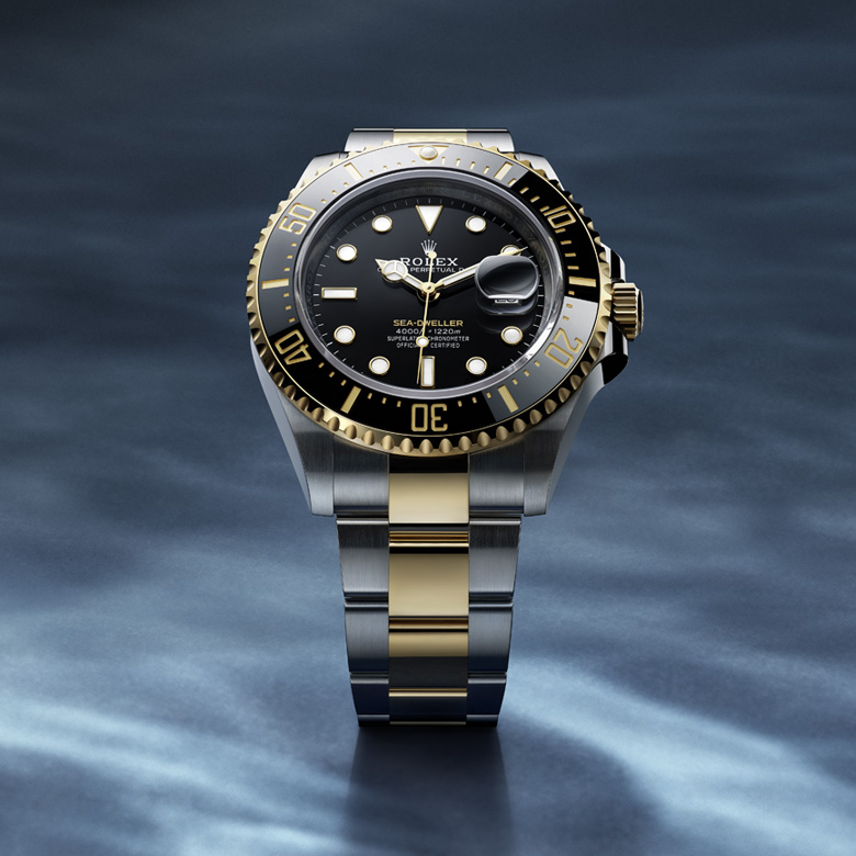 rolex sea-dweller din rolesor galben - combinație oystersteel și aur galben, m126603-0001 - Chronolink